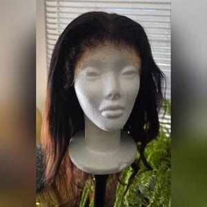 Natural Black and Brown Women's Hair Wig by KISSLOVE NWOT